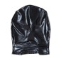 Patent Leather Hood with Open Mouth and Eyes