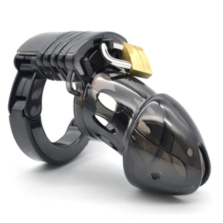 Adjustable Male Cock Cuff Chastity Device - Black