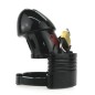 Adjustable Male Cock Cuff Chastity Device - Black