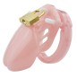 CB-6000S Short Male Chastity Cage - Pink