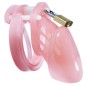 CB-6000S Short Male Chastity Cage - Pink