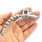 Jewel End Multi-Ball Steel Penis Plug