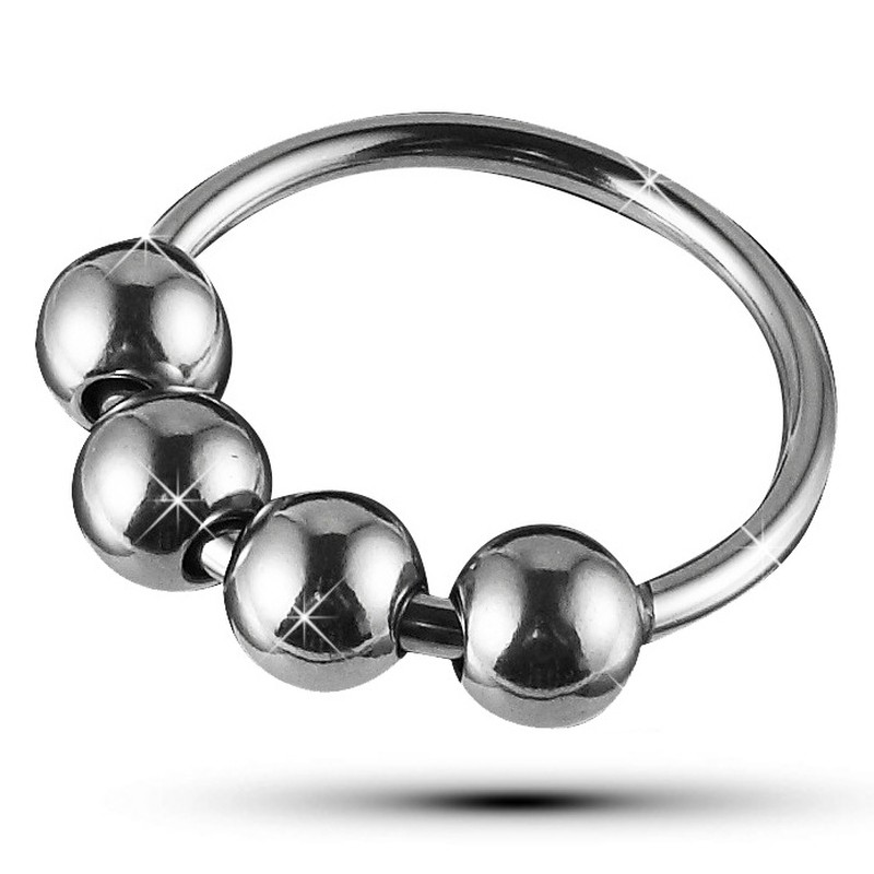 Steel Head Ring with 4 Balls