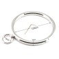 Stainless Steel Chrome Slave Collar with Nipple Clamps