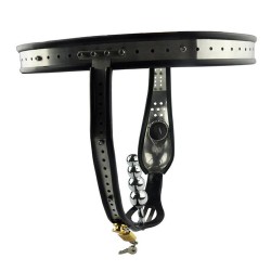 Nutshell Locking Steel Chastity Belt For Male