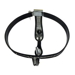 Nutshell Locking Steel Chastity Belt For Male