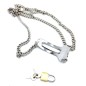 Locked Away in Chains Stainless Steel Female Chastity