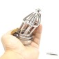 Boundage Chastity Cock Cage Urethral Tube