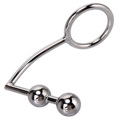 Ass Hook with Ring - Double Ball