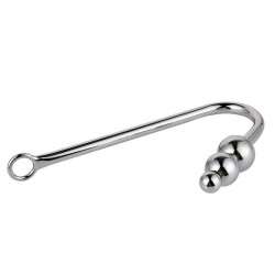 Three Ball Steel Anal Hook