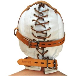 Medical Fetish Padded Locking Hospital Restraint Hood