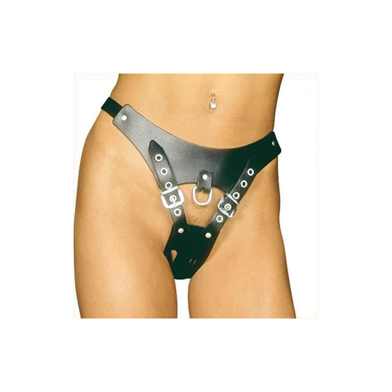 Women's Sexy Detachable Black Thong