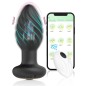 Threaded Anal Butt Plug with App Control