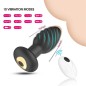 Threaded Anal Butt Plug with App Control