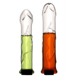 Hollow Water-filled Heated Glass Dildo