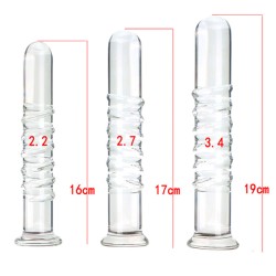 Transparent Thread Design Butt Plug