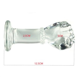 Glass Fist Butt Plug