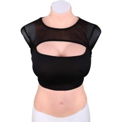 Half Body Breast Forms - Cotton