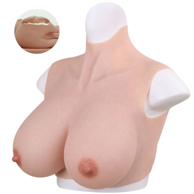 Breastplates Crossdresser Fake Tits - Silicone