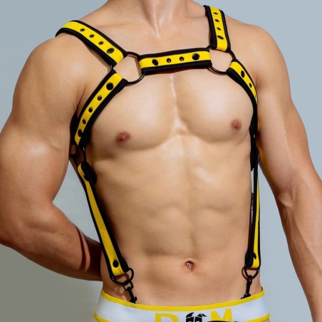 D.M Neoprene Chest Harness with Suspenders