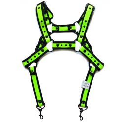 D.M Neoprene Chest Harness with Suspenders