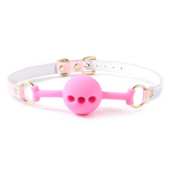 Silicone Ball Gag with Holes