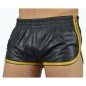 Leather Sports Shorts