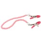 Nipple Clamps With Colorful Pearl Chain