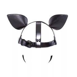 Vegan Leather Padded Dog Mask