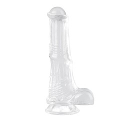 Clear Horse Dildos with Suction Cup