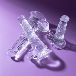 Clear Horse Dildos with Suction Cup