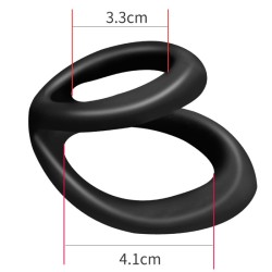 Uplift Silicone Cock &amp; Ball Support C-Ring