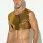 Fashion Show Faux Leather Sleeveless Vest For Men