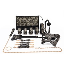 Lace Bronzing 9 PCS Bondage Kit