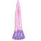 Large Fantasy Silicone Beaded Tongue Dildo