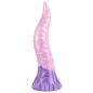 Large Fantasy Silicone Beaded Tongue Dildo