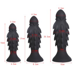 Barbs Silicone Vibration Butt Plug