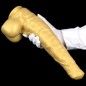 StudHorse Realistic Curved Dildo - Golden