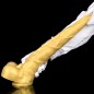 StudHorse Realistic Curved Dildo - Golden