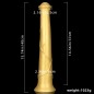 Super Long Horse Dildo With Suction Cup - Golden