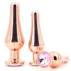 Gleaming Butt Plug Rose Gold