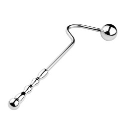 Replaceable Double Ball Anal Hook