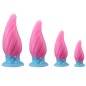 Luminous Spiral Cone Silicone Butt Plug