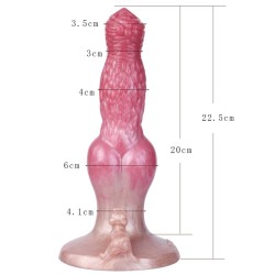 Hawk Werwolf Realistic Silcone Large Dildo - B