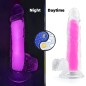 Glow Jelly Dildo With Mutiple Colors