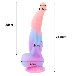 Luminous Alien Lifelike Silicone Dildo