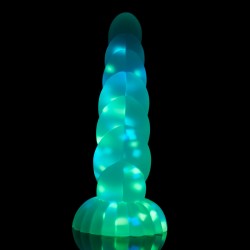 Glowing Larva Colorful Butt Plug