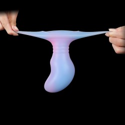 Glowing Mango Soft Silicone Butt Plug