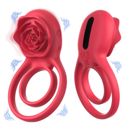 Petal-shaped Vibrating Penis Ring