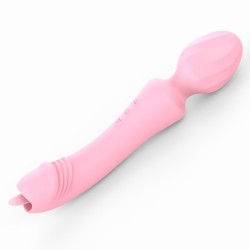 Magic Wand Vibrator With Tongue